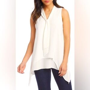 Karen Kane White Blouse